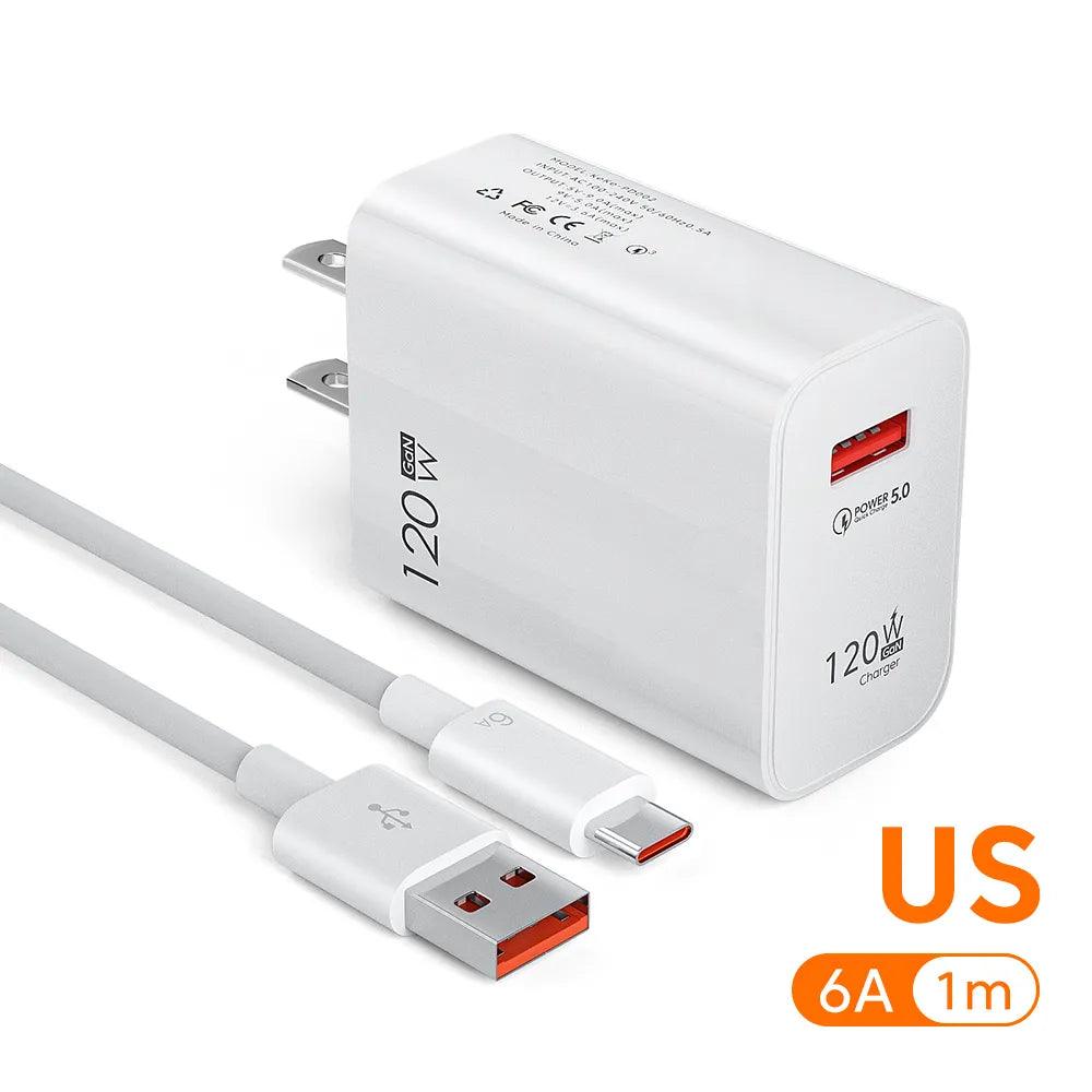 USB Charger Fast Charging QC3.0 USB C Cable Type C Cable Mobile Phone Charger For iPhone Huawei Samsung Xiaomi Quick Charge CaRaUaNa Fashion