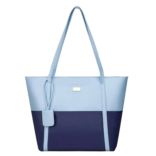 Women Pu Leather Fashion Color Match Shoulder Bag Large Capacity Handbag Carauana Store