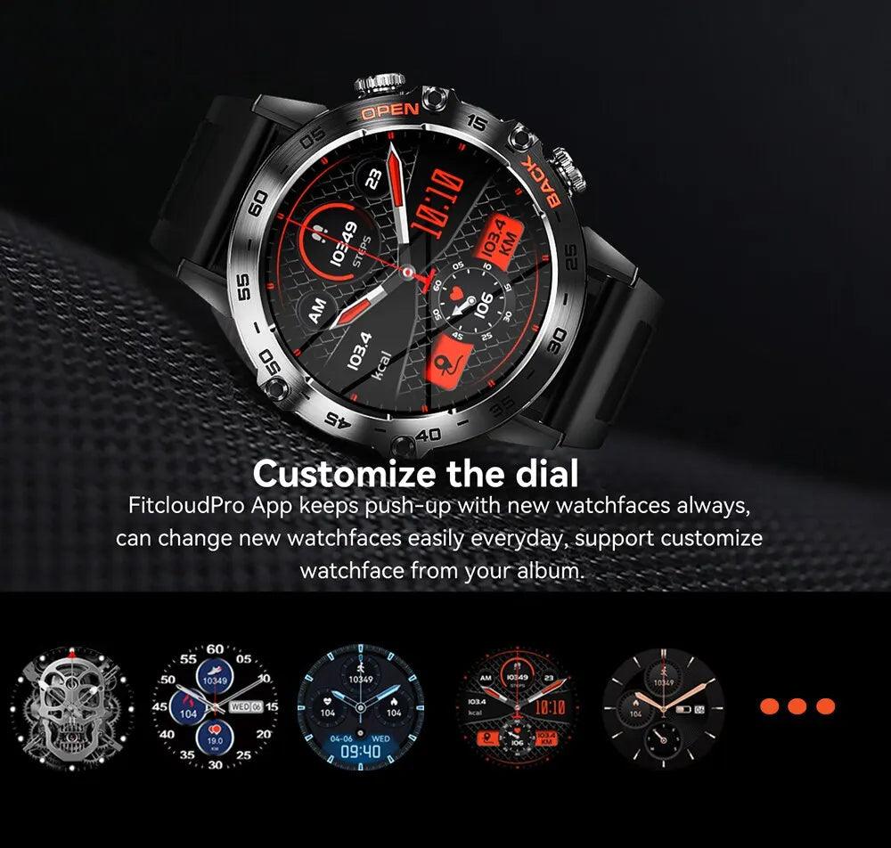 Xiaomi Bluetooth Call Smart Watch Men Outdoor Sports Smartwatch for Android IOS Phone