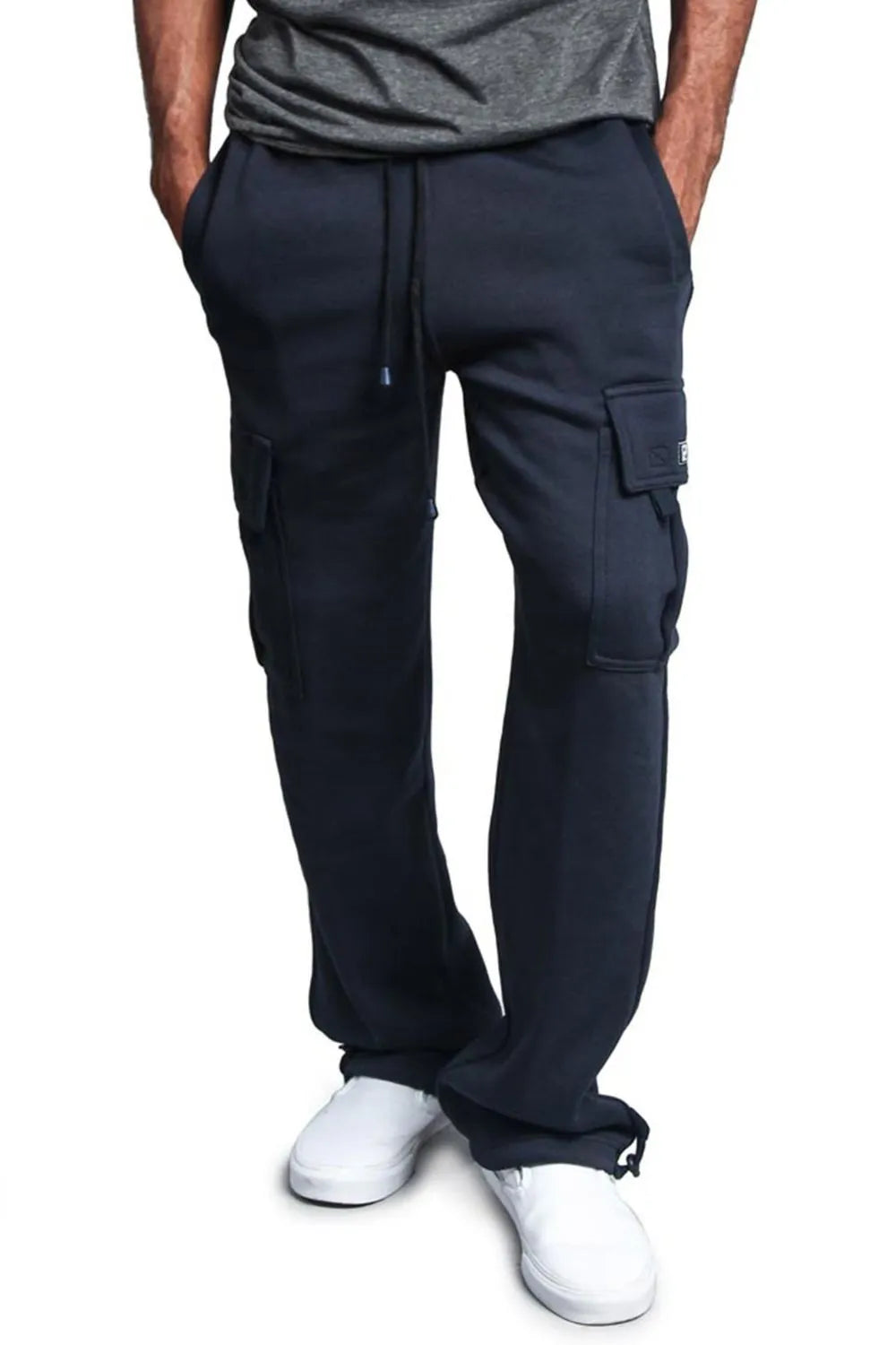 Men's Full Size Drawstring Pants Plus Size CaRaUaNa Fashion