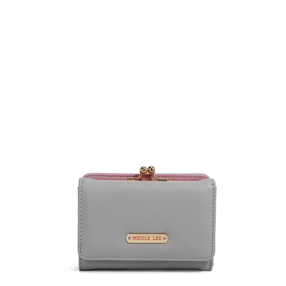 Nicole Lee USA Vegan Leather Trifold Wallet Carauana Store