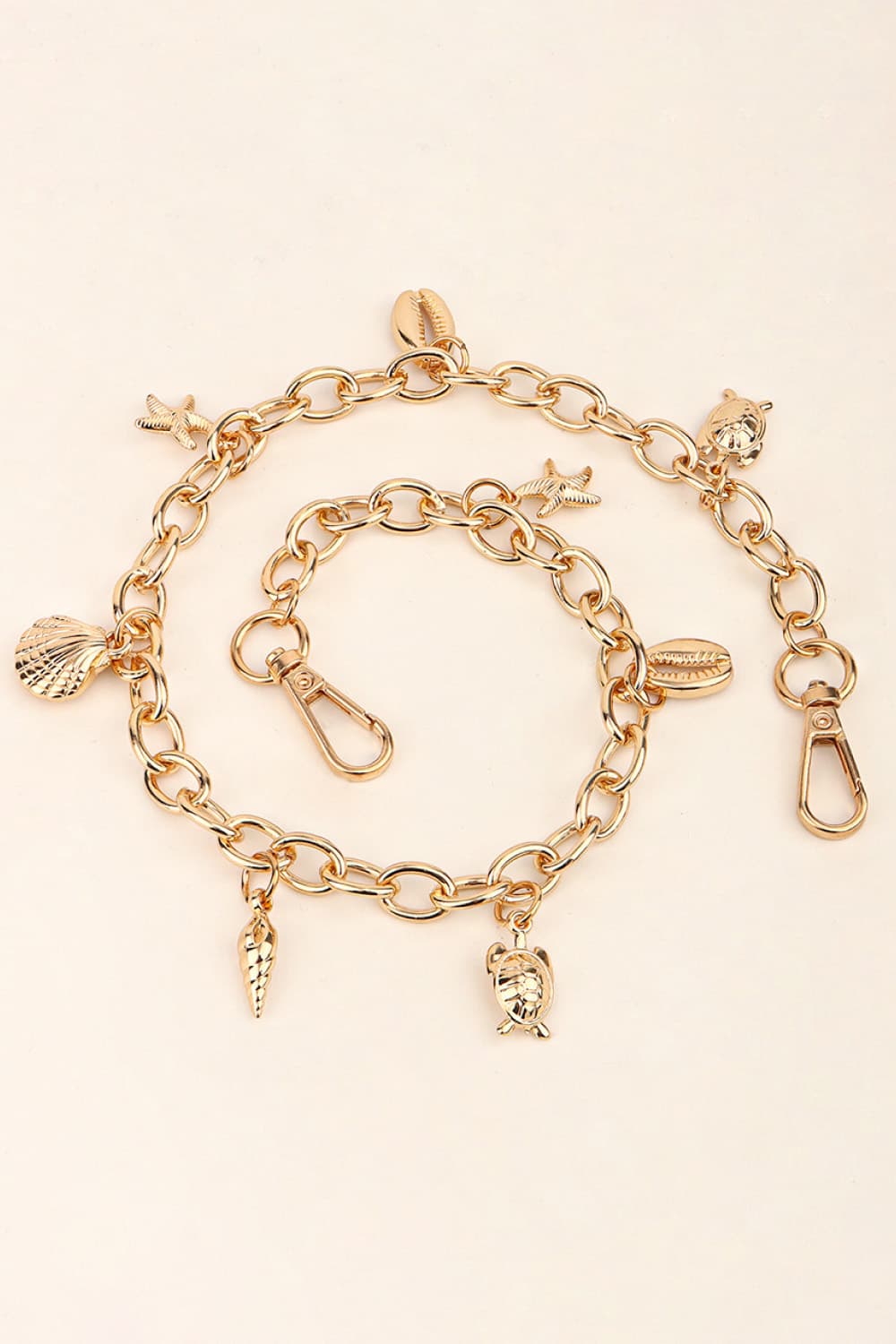 Sea Element Charm Iron Chain Belt Carauana Store