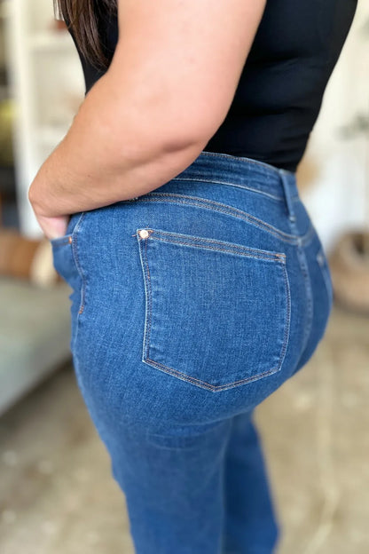 Judy Blue Full Size High Rise Straight Jeans Carauana Store