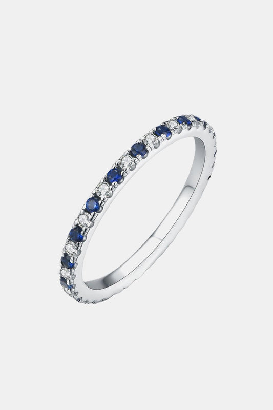 Moissanite Lab-Grown Sapphire Rings Carauana Store