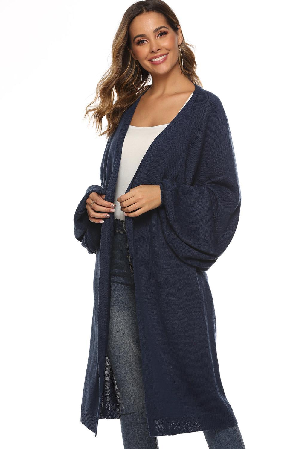 Long Sleeve Open Front Cardigan