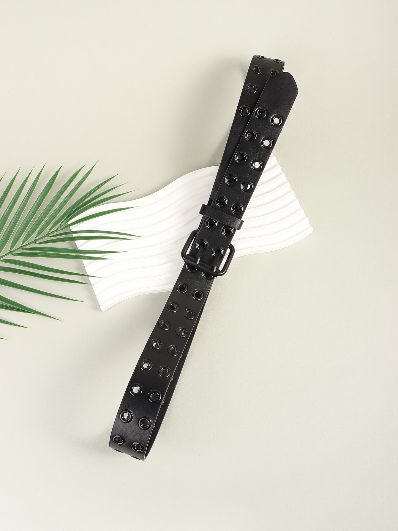 Grommet PU Leather Belt Carauana Store