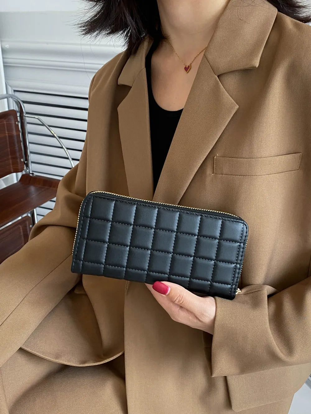 PU Leather Solid Color Wallet Carauana Store