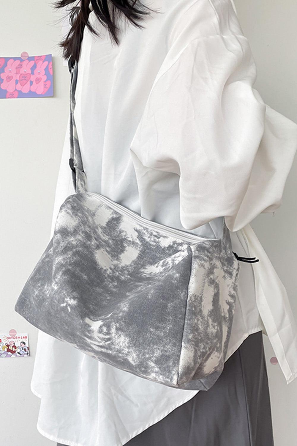 Tie-Dye Canvas Crossbody Bag