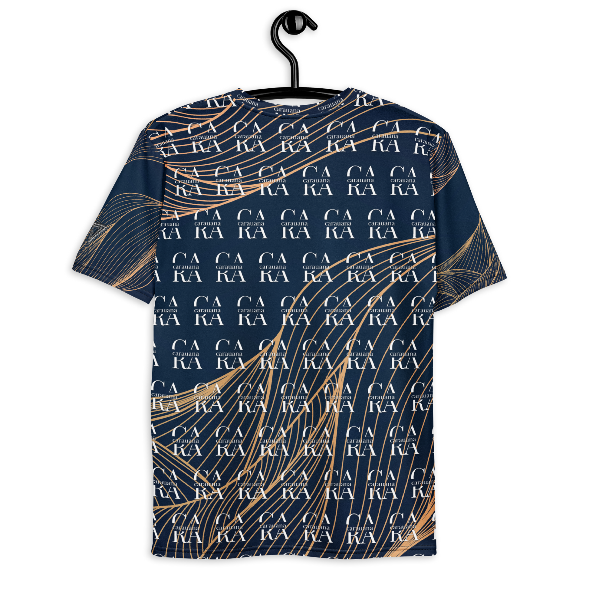 CaRaUaNa Men's t-shirt blue gold