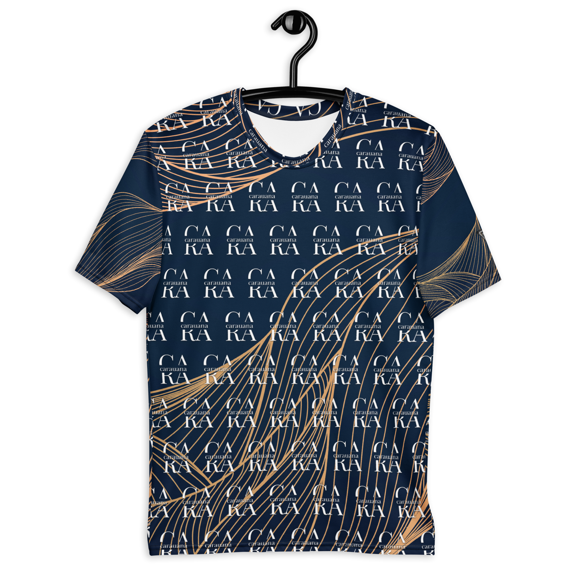 CaRaUaNa Men's t-shirt blue gold