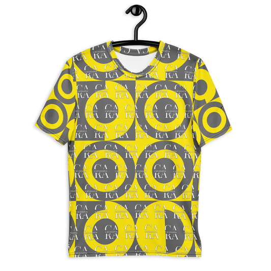 CaRaUaNa Men's t-shirt Grey Yellow Carauana Store