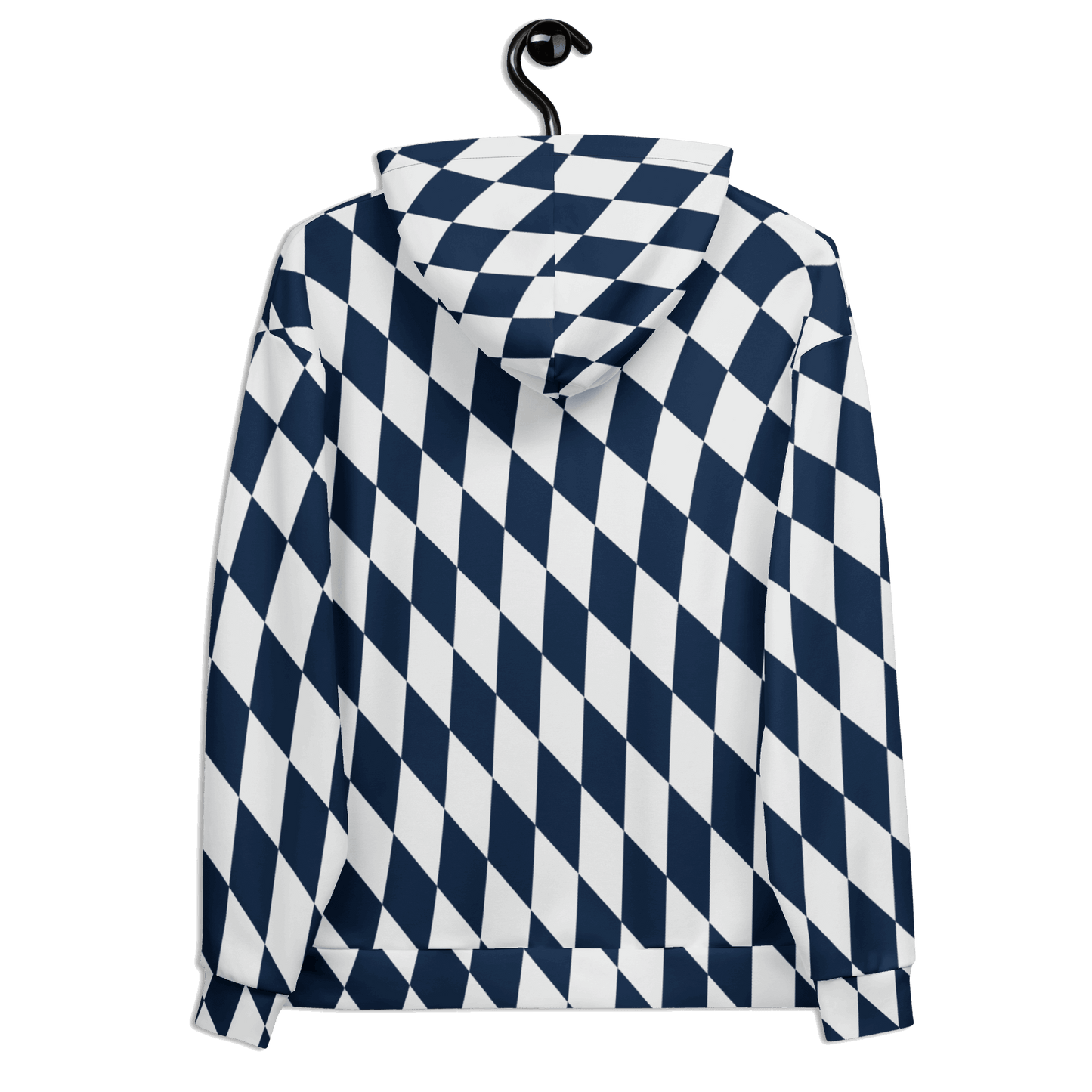 CaRaUaNa Unisex Hoodie Blue white CaRaUaNa Fashion