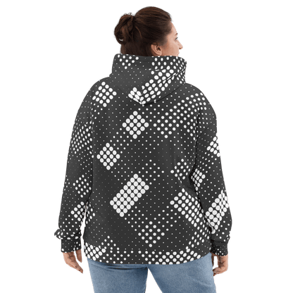 CaRaUaNa Unisex Hoodie Grey white CaRaUaNa Fashion