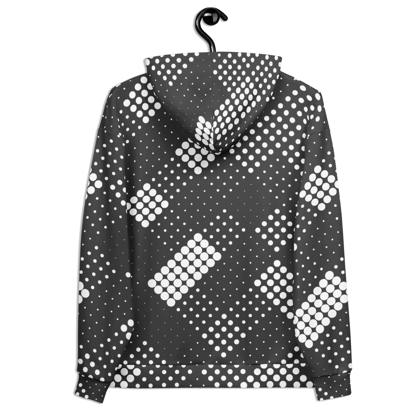 CaRaUaNa Unisex Hoodie Grey white CaRaUaNa Fashion