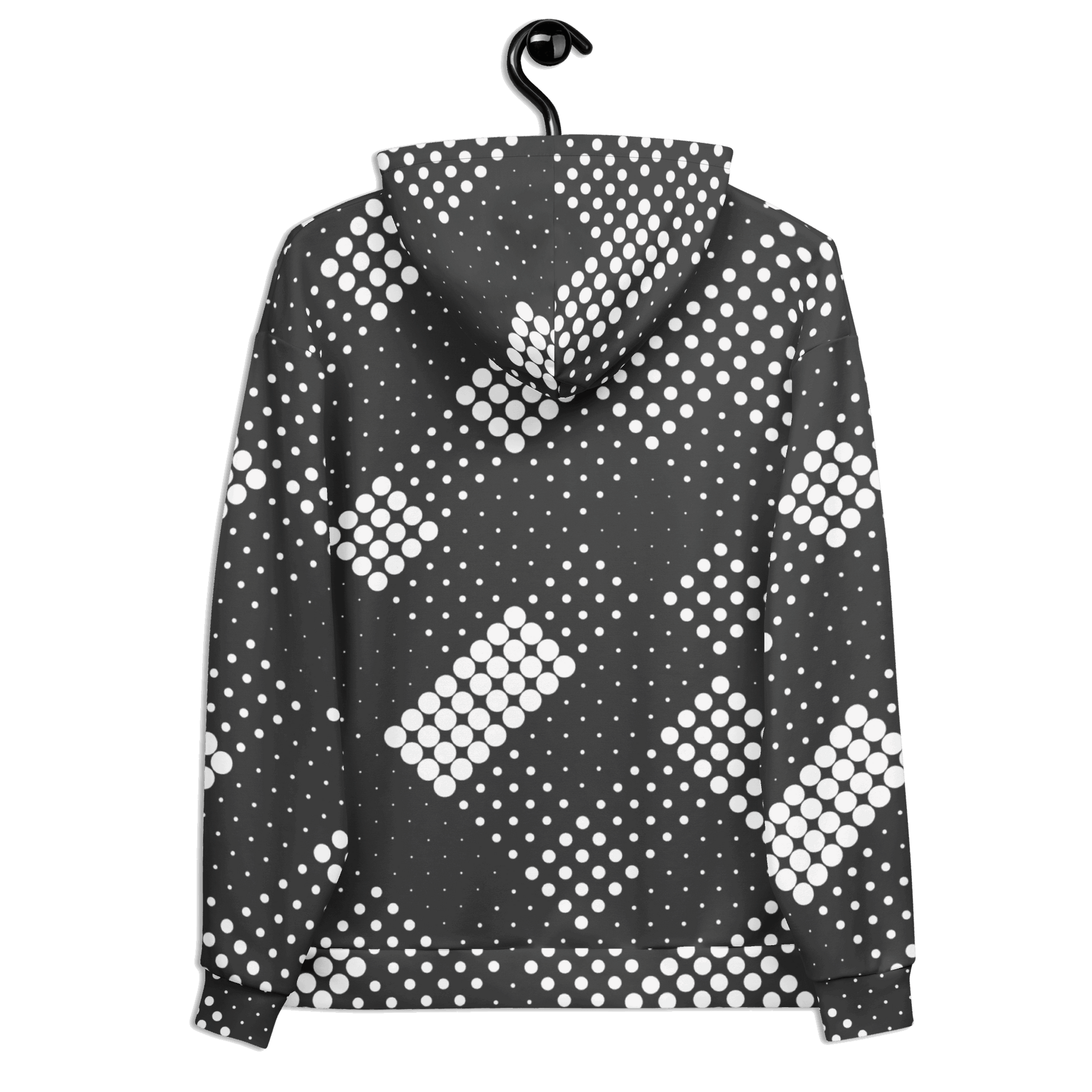 CaRaUaNa Unisex Hoodie Grey white CaRaUaNa Fashion