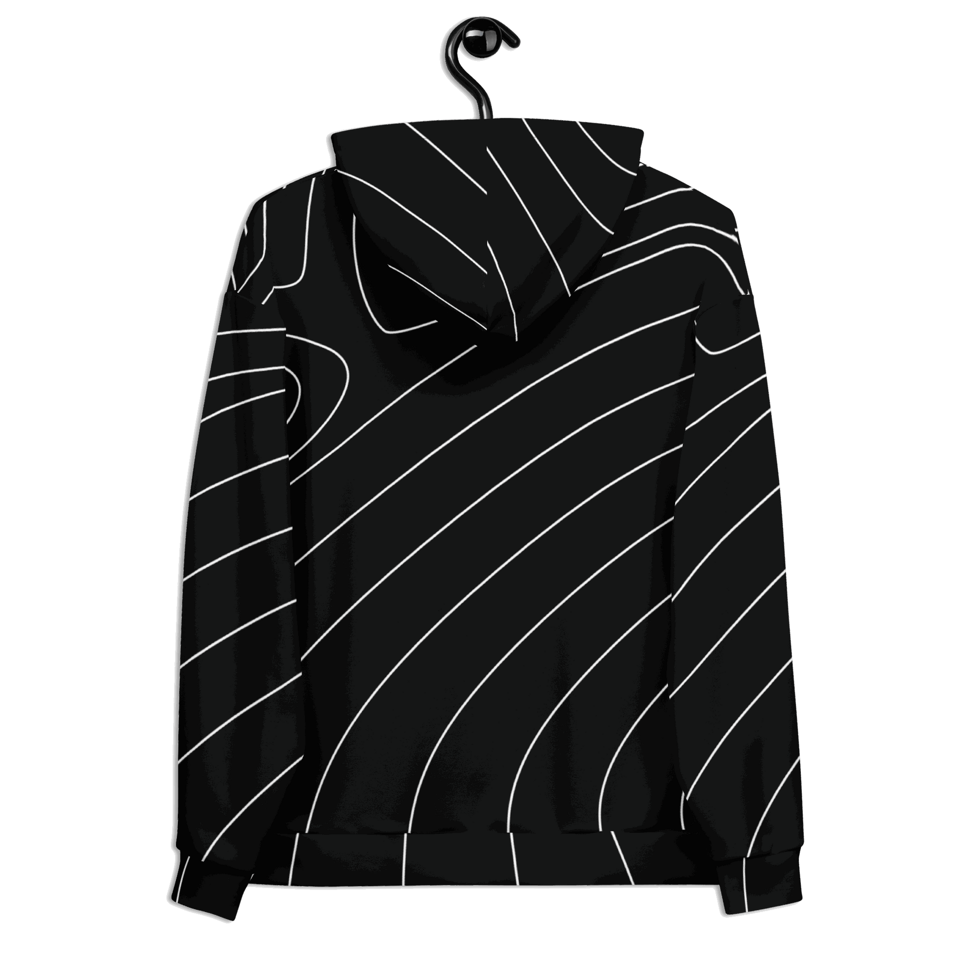 CaRaUaNa Unisex Hoodie Black Branded CaRaUaNa Fashion