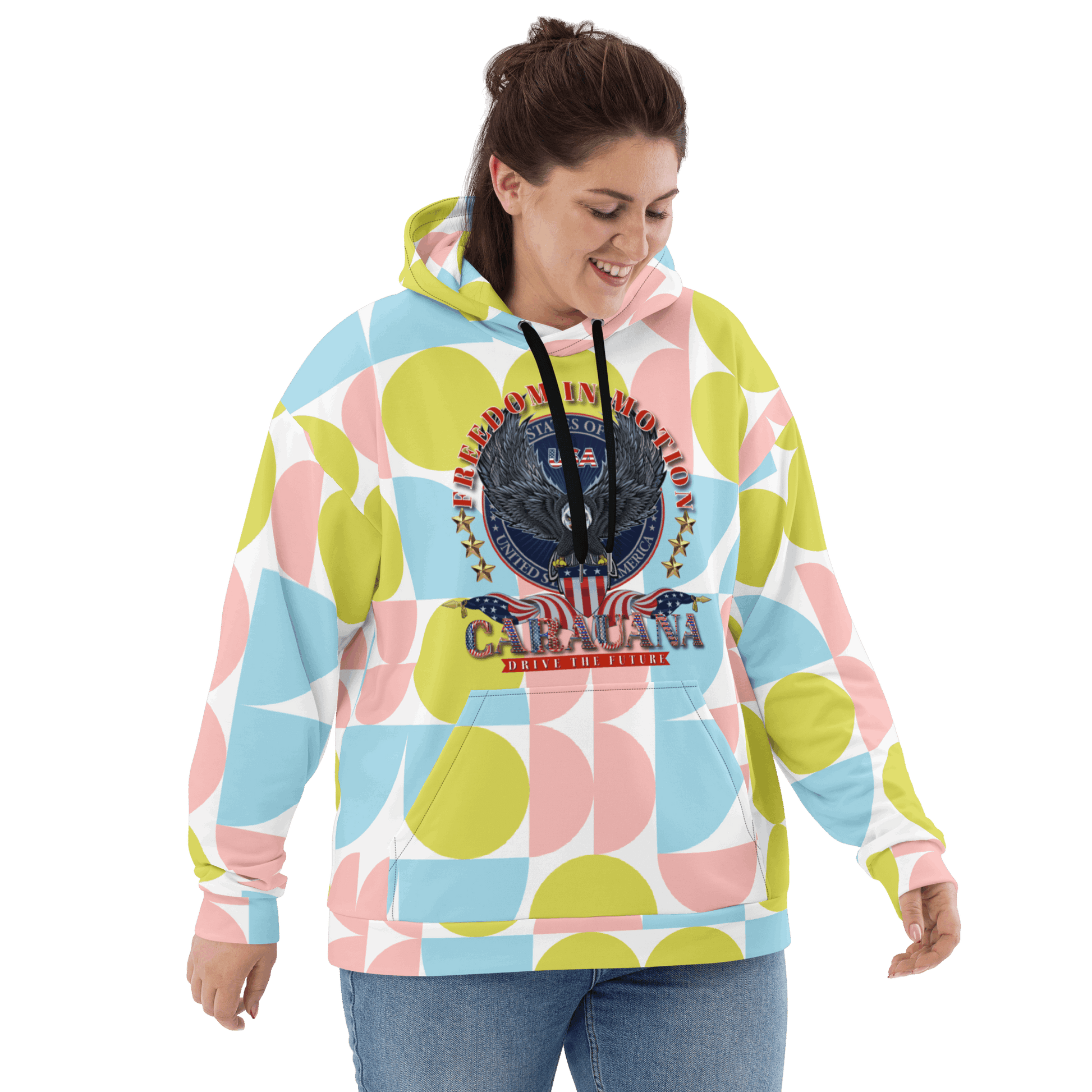 CaRaUaNa Unisex Hoodie Rhythm of Style 77 CaRaUaNa Fashion