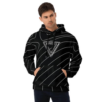 CaRaUaNa Unisex Hoodie Black Branded CaRaUaNa Fashion