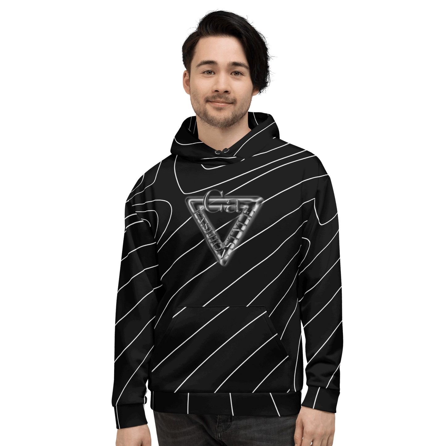 CaRaUaNa Unisex Hoodie Black Branded CaRaUaNa Fashion