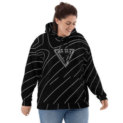 CaRaUaNa Unisex Hoodie Black Branded CaRaUaNa Fashion