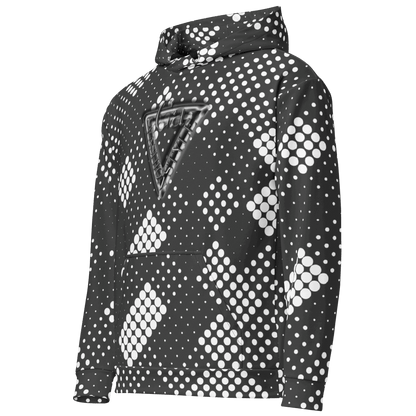 CaRaUaNa Unisex Hoodie Grey white CaRaUaNa Fashion