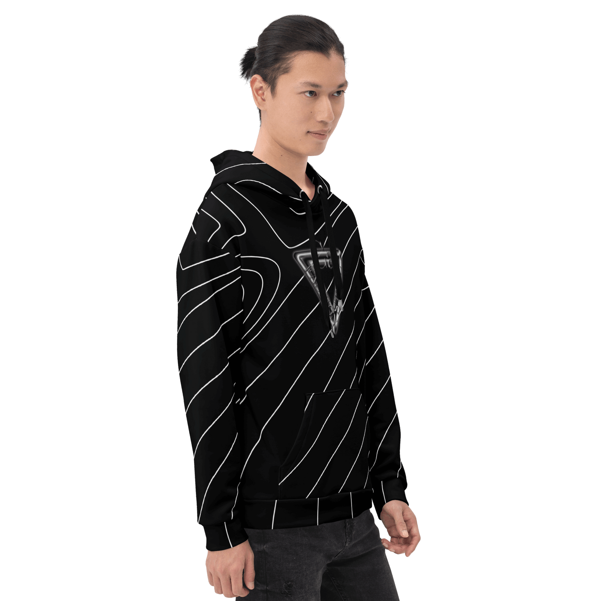 CaRaUaNa Unisex Hoodie Black Branded CaRaUaNa Fashion