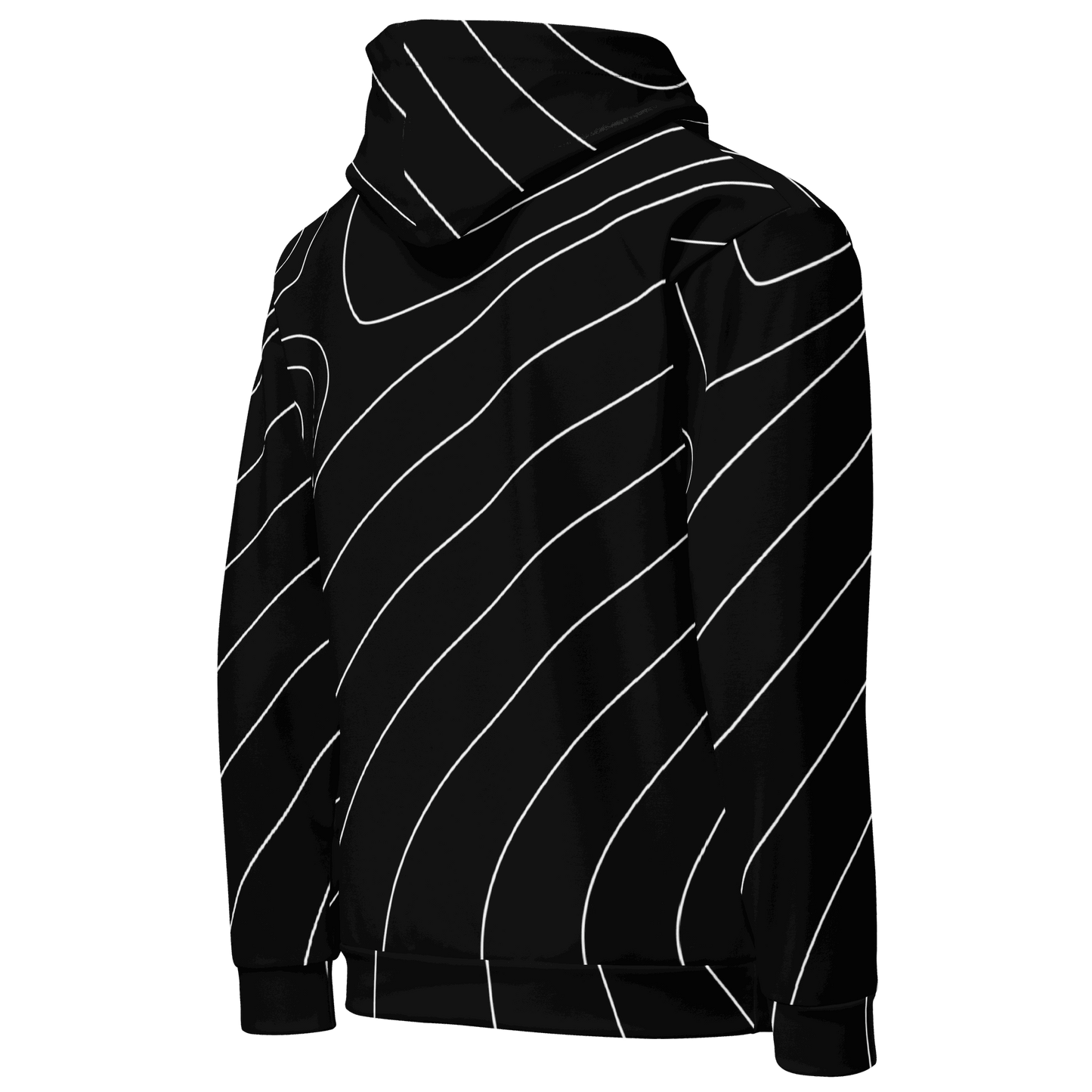 CaRaUaNa Unisex Hoodie Black Branded CaRaUaNa Fashion