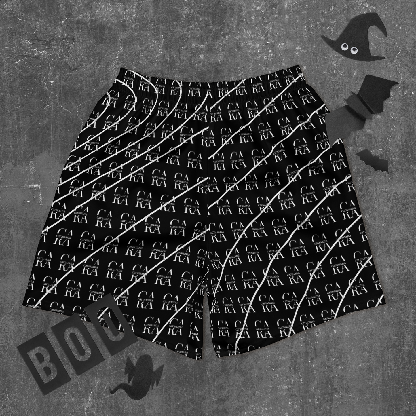 CaRaUaNa Athletic Shorts Unisex black LUX