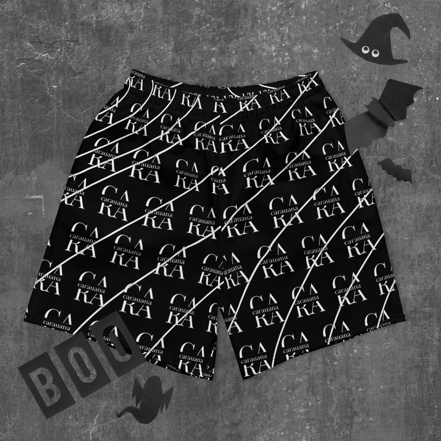CaRaUaNa Athletic Shorts Unisex black LUX