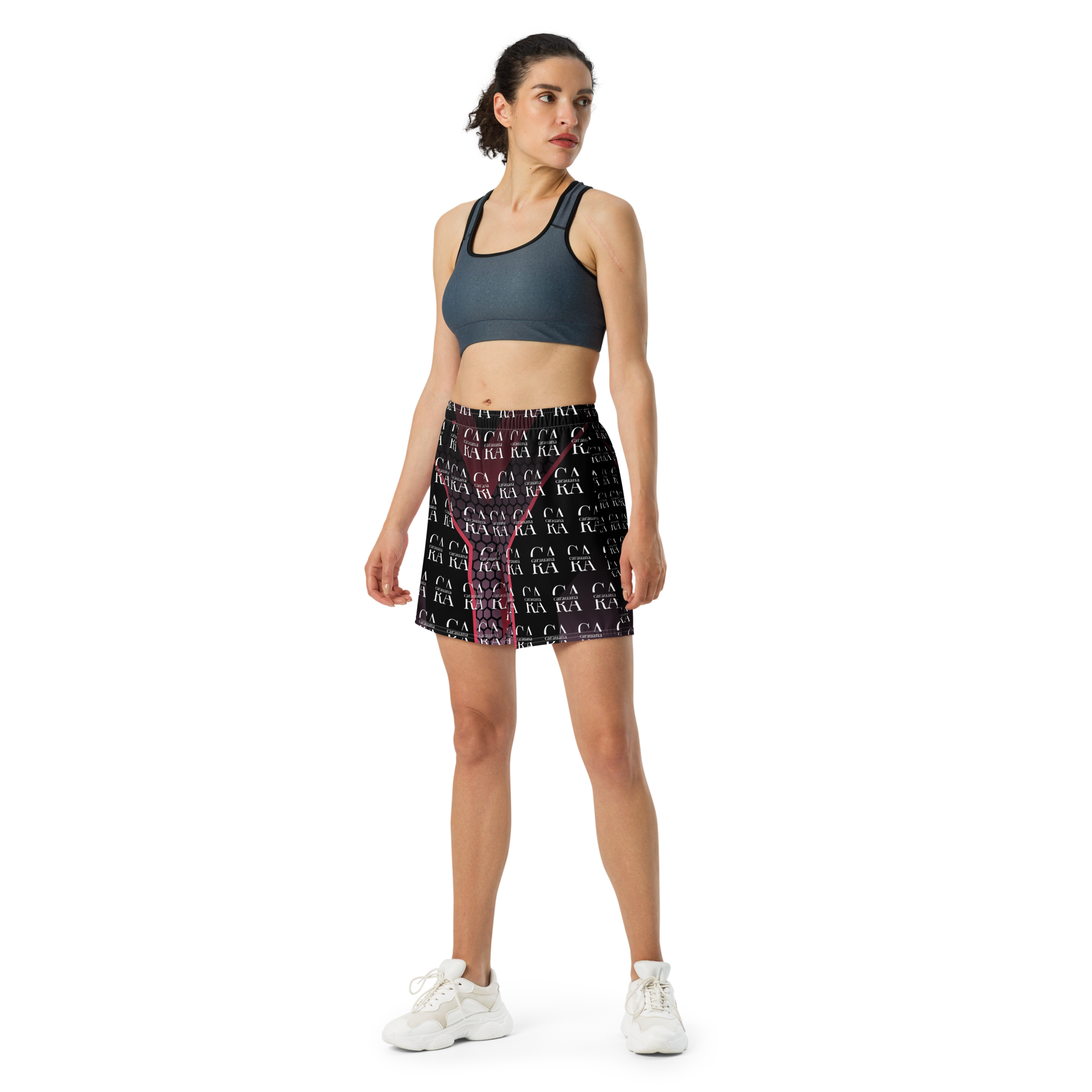 CaRaUaNa Athletic Shorts Unisex black PINK Carauana Store