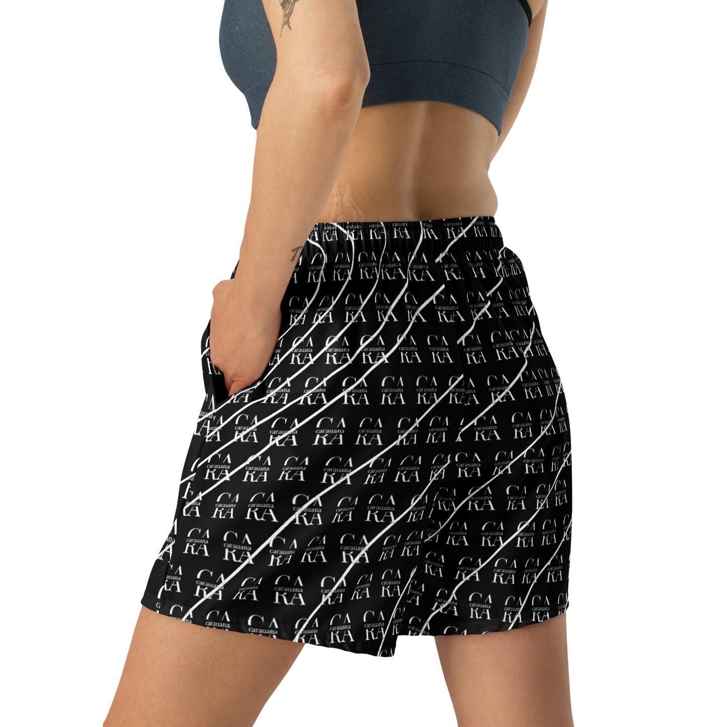 CaRaUaNa Athletic Shorts Unisex black LUX