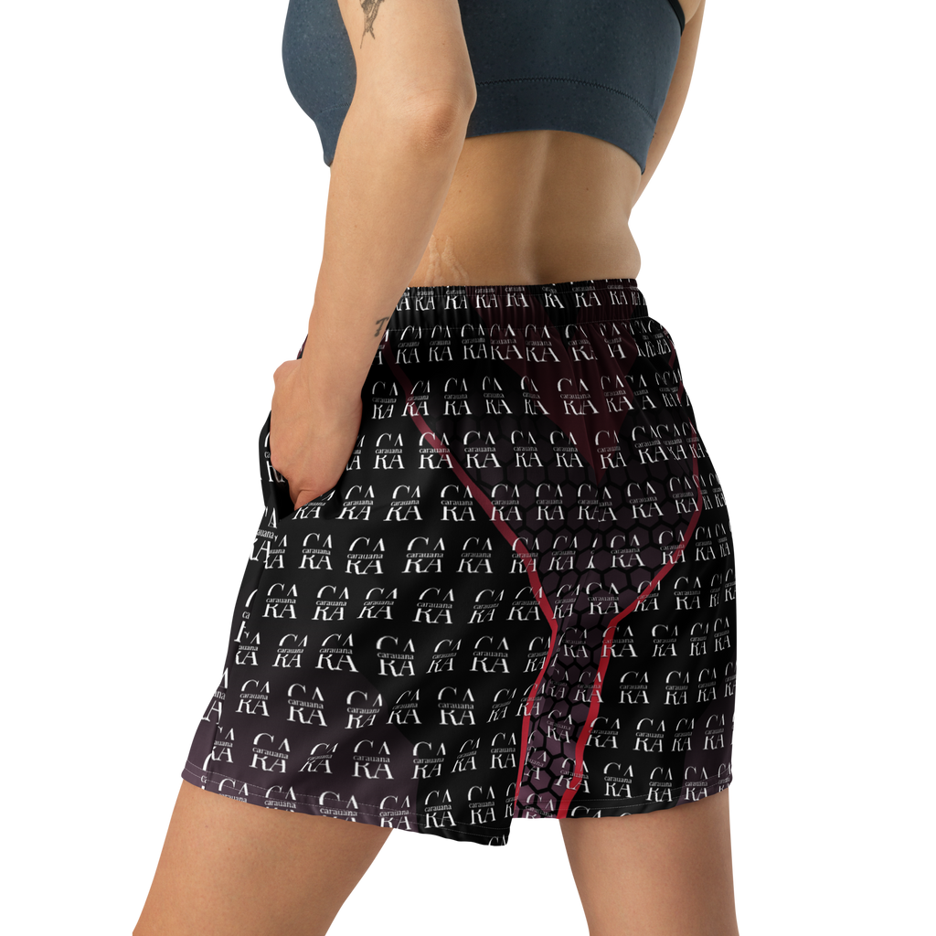 CaRaUaNa Athletic Shorts Unisex black PINK Carauana Store