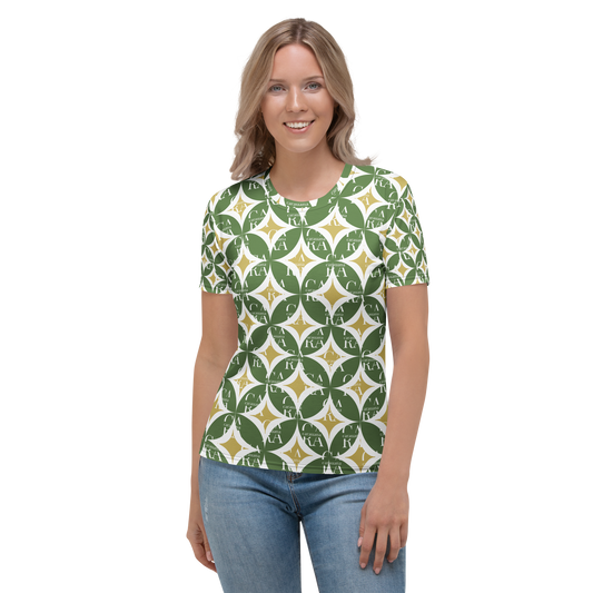 Women's T-shirt Green Pattern Carauana Store