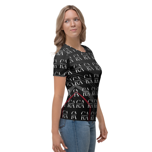 Women's T-shirt black Elegant Carauana Store