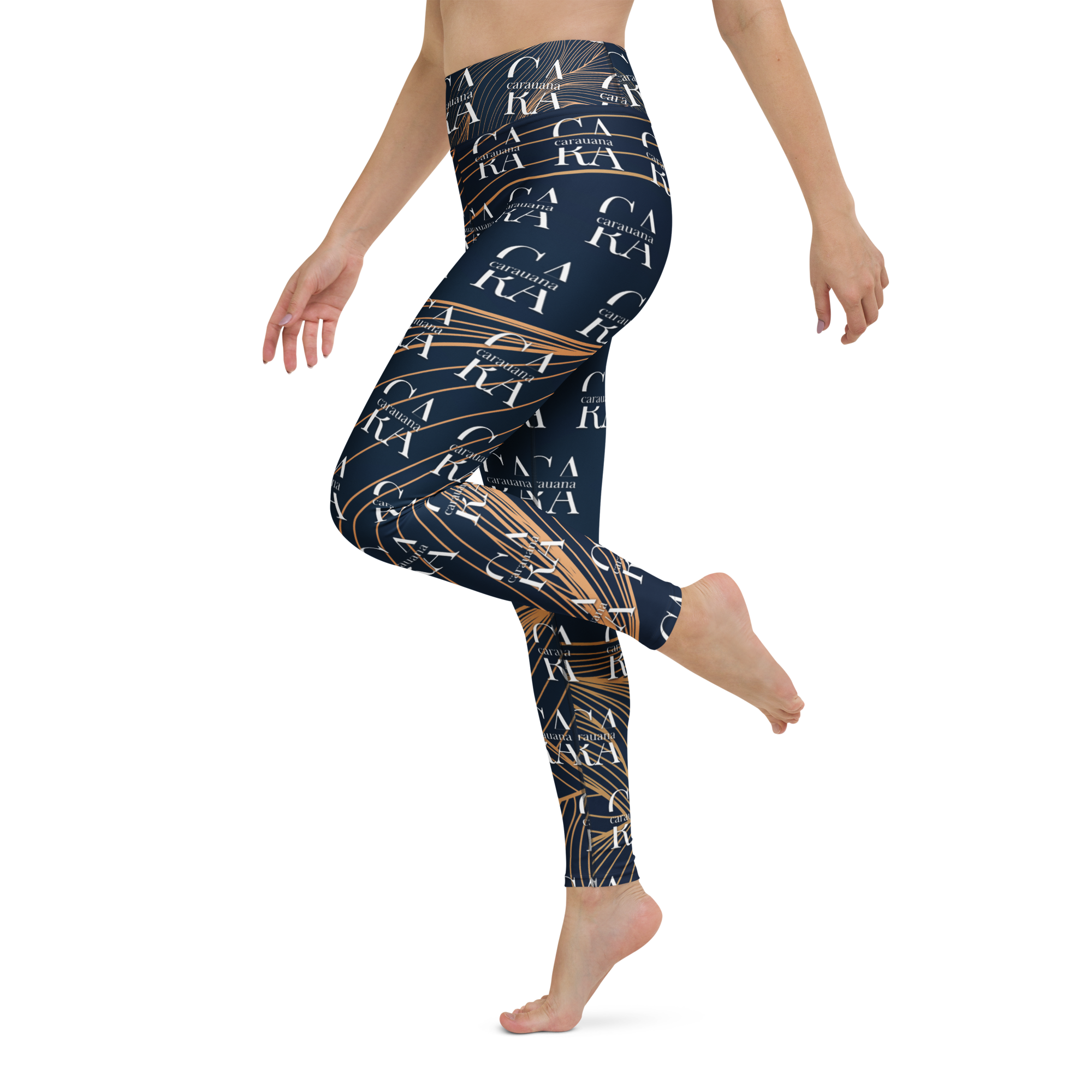CaRaUaNa Leggings SPORT blue gold Carauana Store