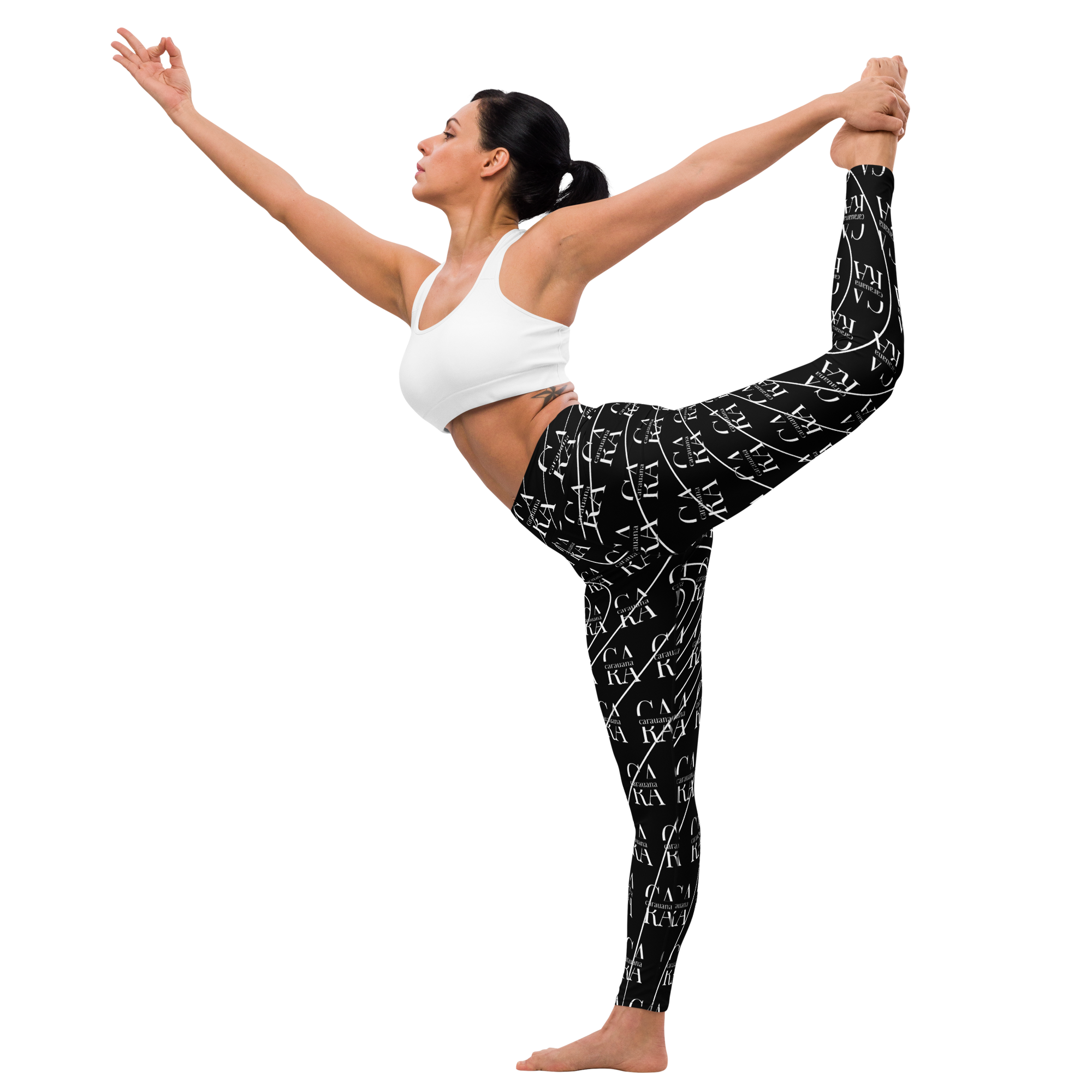 CaRaUaNa Leggings SPORT black LUX Carauana Store