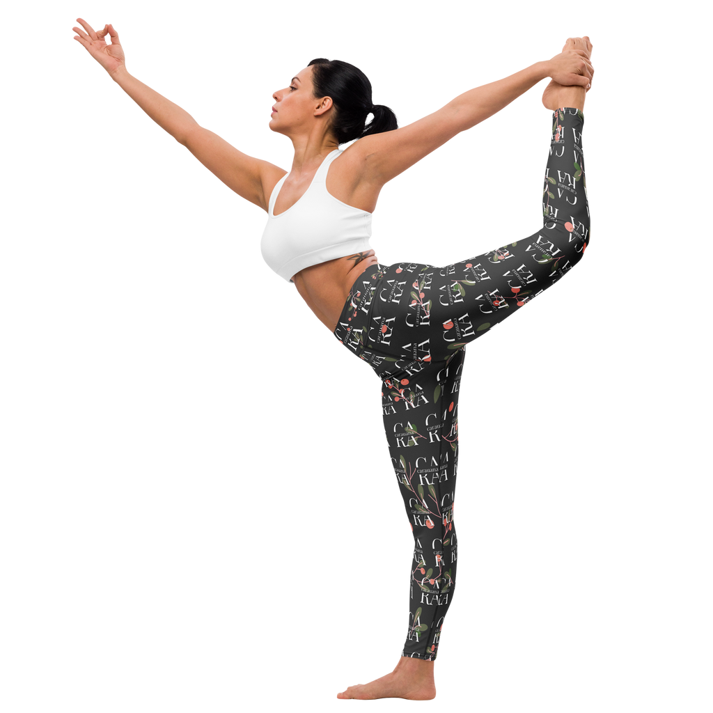 CaRaUaNa Leggings SPORT Black fruit Carauana Store
