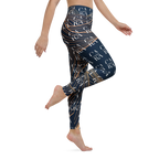 CaRaUaNa Leggings SPORT blue gold Carauana Store