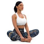 CaRaUaNa Leggings SPORT blue gold Carauana Store