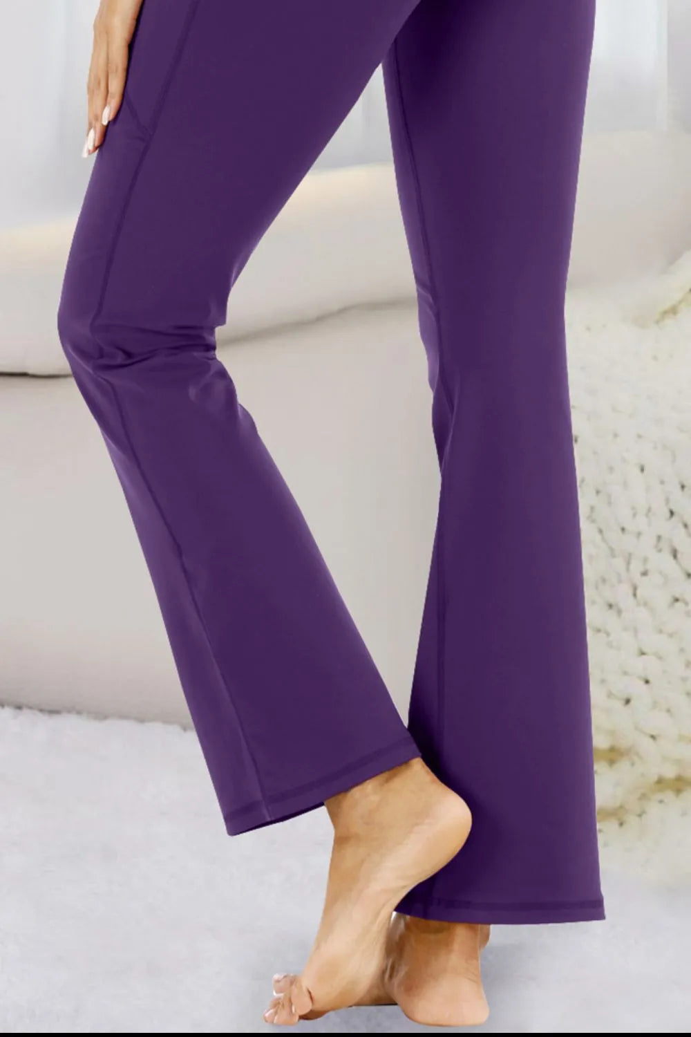 Pocketed High Waist Active Pants Carauana Store