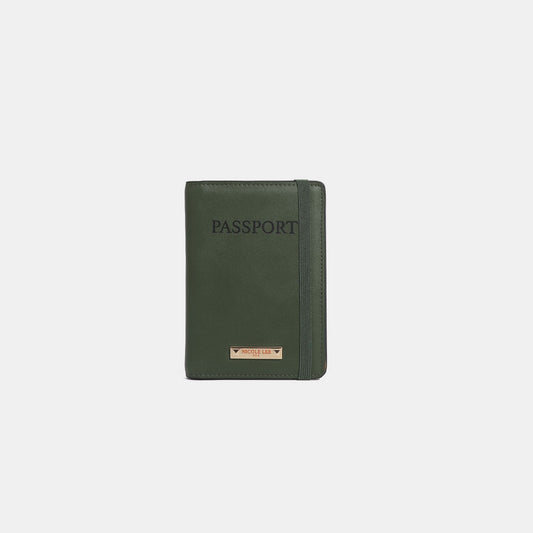 Nicole Lee USA Solid Passport Wallet 