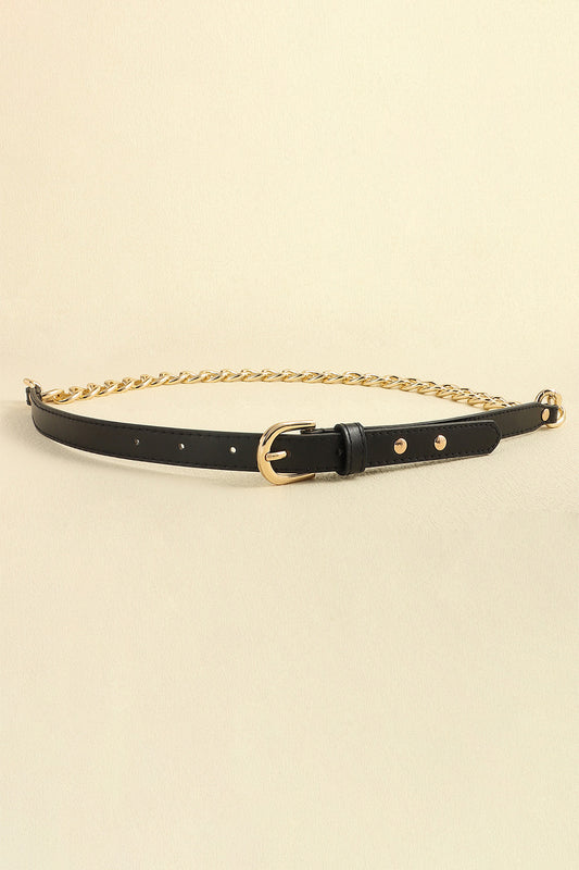 PU Leather Chain Belt Carauana Store