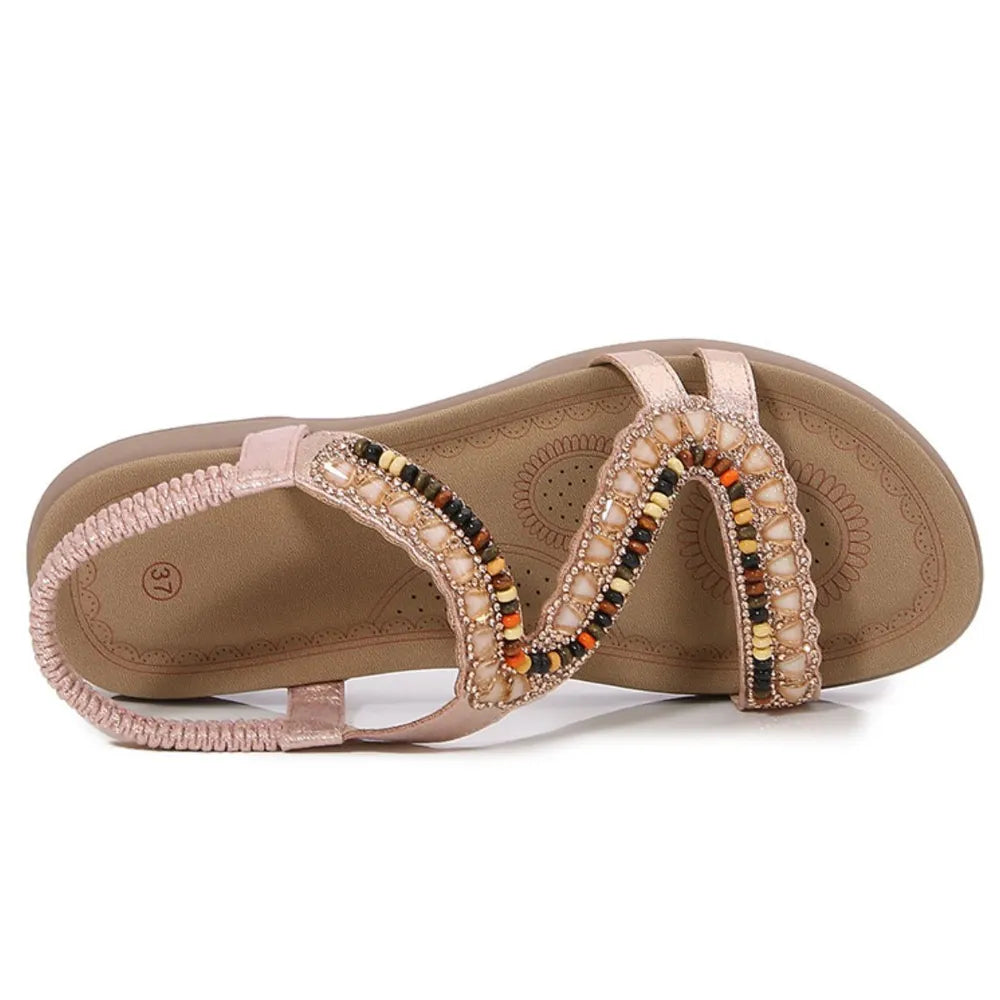 Open Toe Flats Sandals