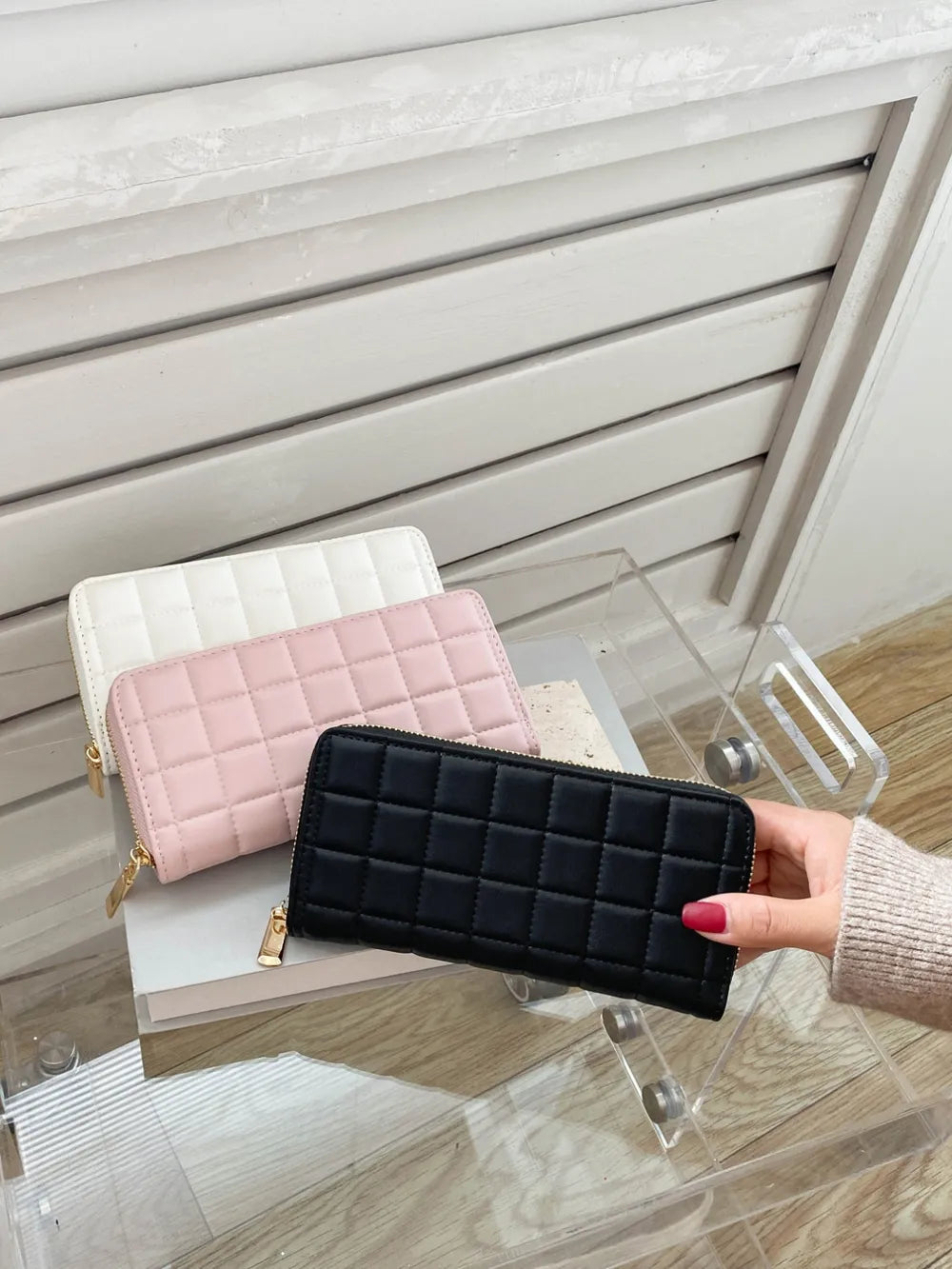 PU Leather Solid Color Wallet Carauana Store