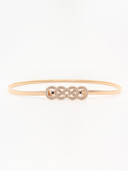 Knot Buckle Metal Belt Carauana Store