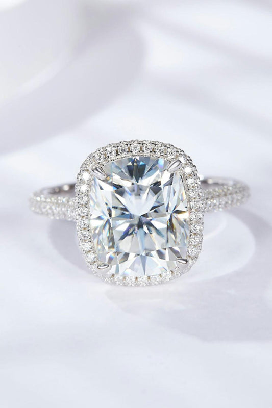 Adored 6 Carat Moissanite Halo Ring Carauana Store