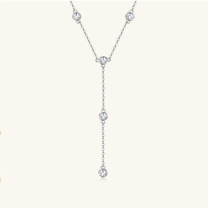 1.1 Carat Moissanite 925 Sterling Silver Necklace