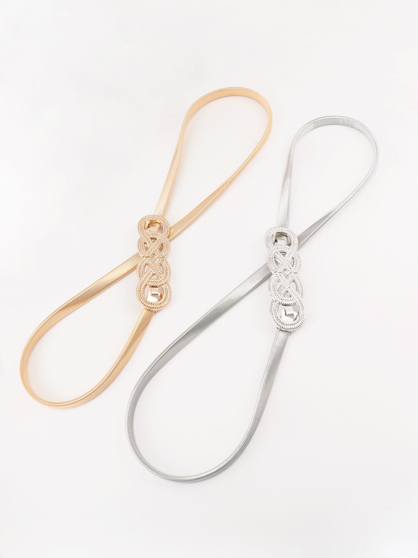 Knot Buckle Metal Belt Carauana Store