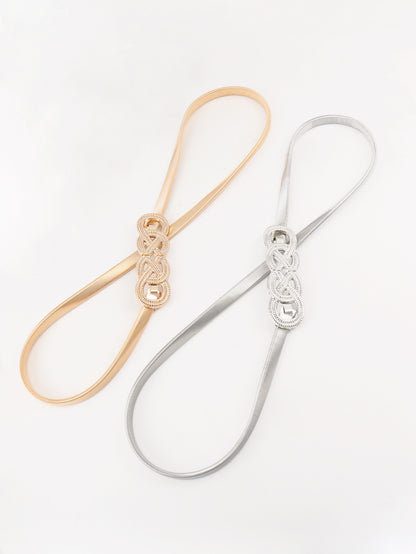 Knot Buckle Metal Belt Carauana Store