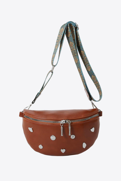 PU Leather Sling Bag